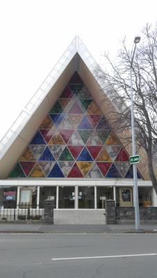 Die Pappkartonkathedrale in Christchurch